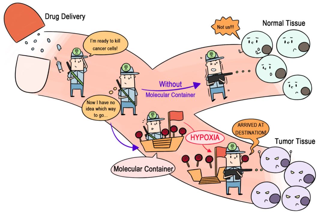 AM：乏氧响应的分子容器用于肿瘤靶向治疗